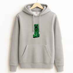 Mining Creeper Grey Hoodie