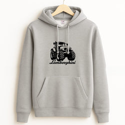 Lambo Tractor Grey Hoodie