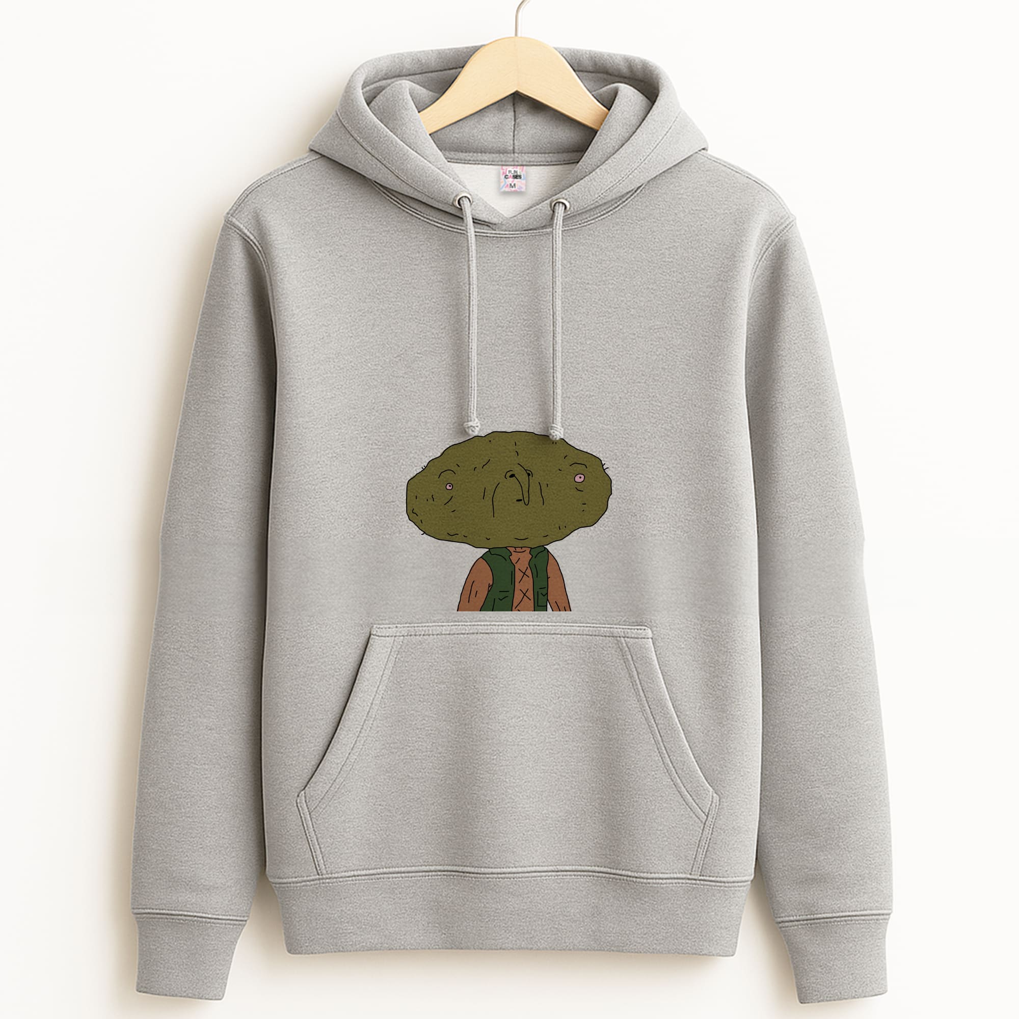 Nugget Man Grey Hoodie