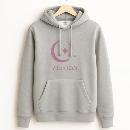 Moon Child  Grey Hoodie