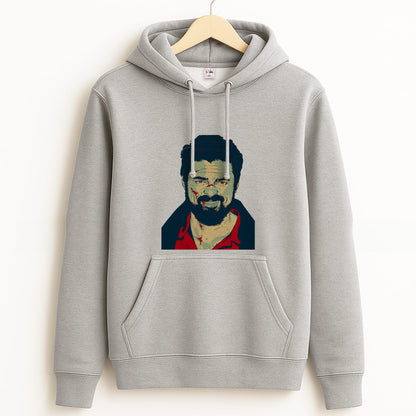 Billy Butcher Face Grey Hoodie