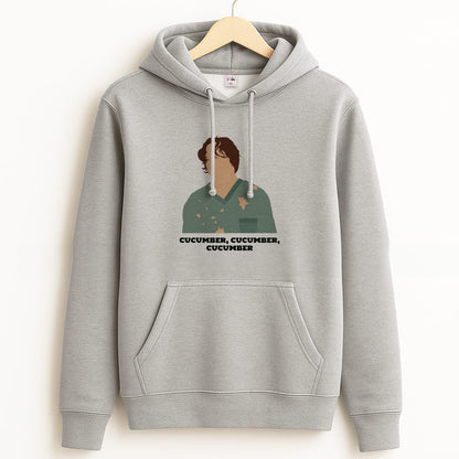 Cucumber, Cucumber, Cucumber Grey Hoodie
