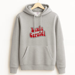Red Name Grey Hoodie