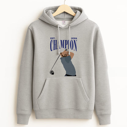 Schauffele Champion 2024 Grey Hoodie