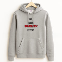Eat, sleep, repeat Grey Hoodie