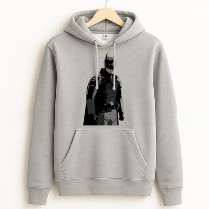 Black Bat Superhero Grey Hoodie