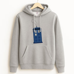 Tardis Ornement - Doctor Who Grey Hoodie