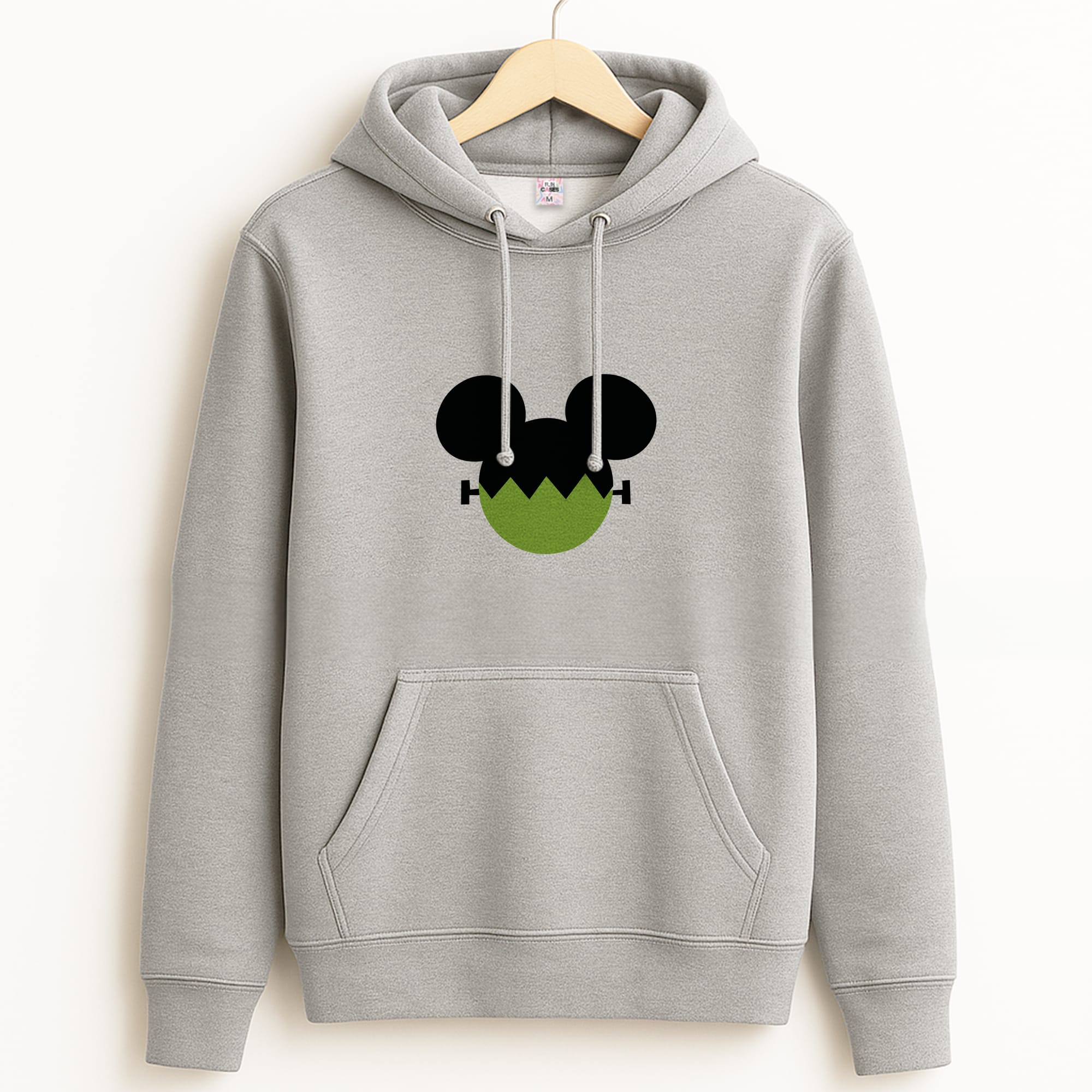Frankenstein Mouse Halloween Grey Hoodie
