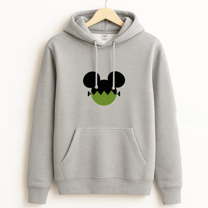 Frankenstein Mouse Halloween Grey Hoodie