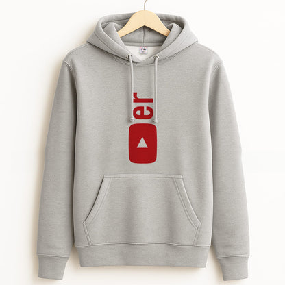 YouTuber Grey Hoodie