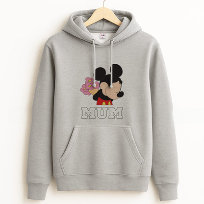 Mouse Mum  Grey Hoodie