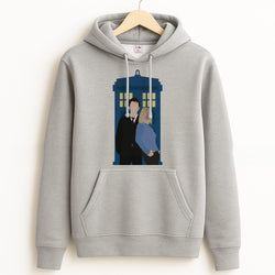 Rose And The Doc Grey Hoodie