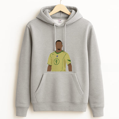 R9 Ronaldo - Football Grey Hoodie