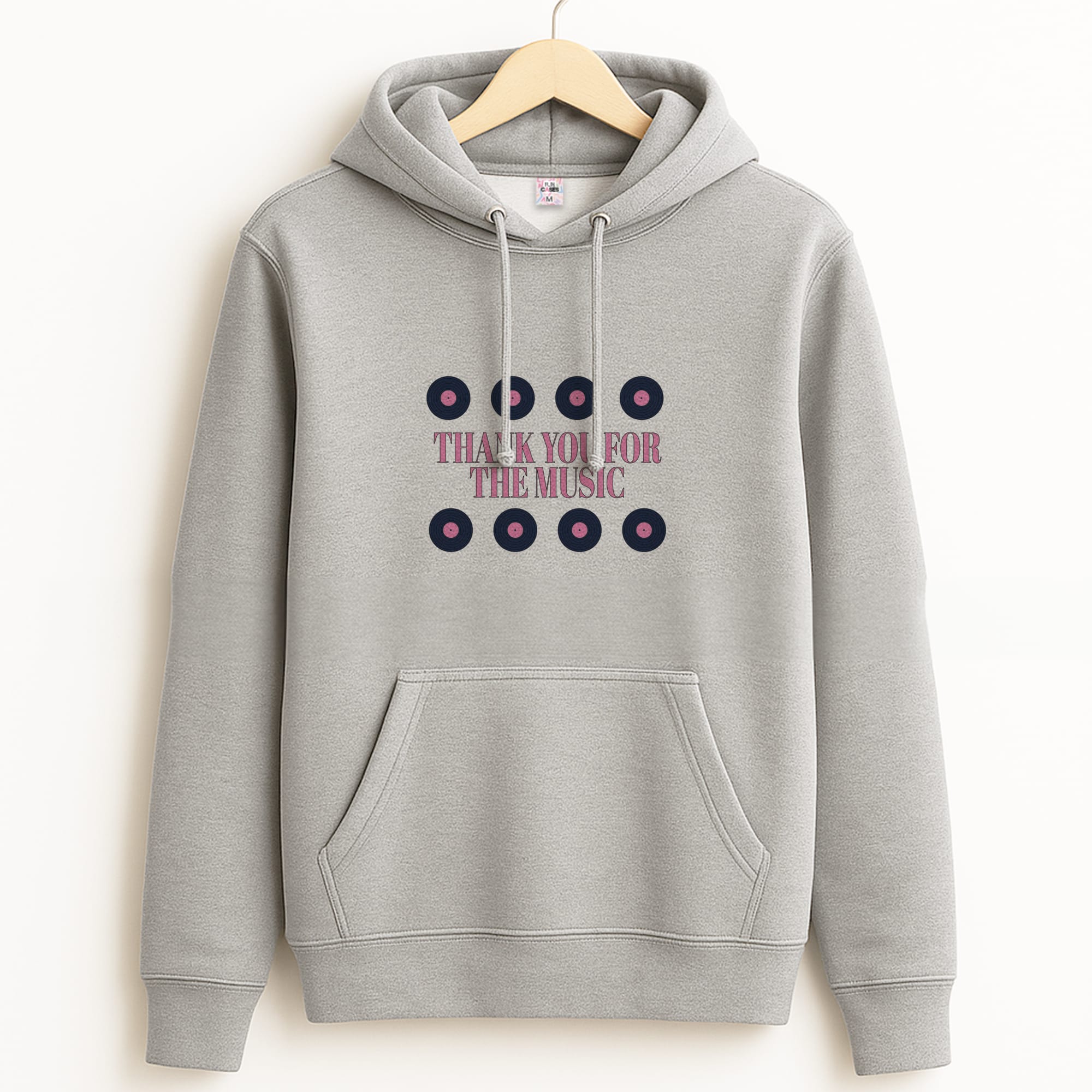 Thank You For The Music - Mamma Mia Grey Hoodie