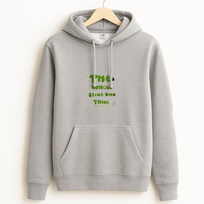 The Whole Being Dead Thing - Beetle Halloween Grey Hoodie