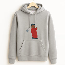 Tiger - Golf Grey Hoodie