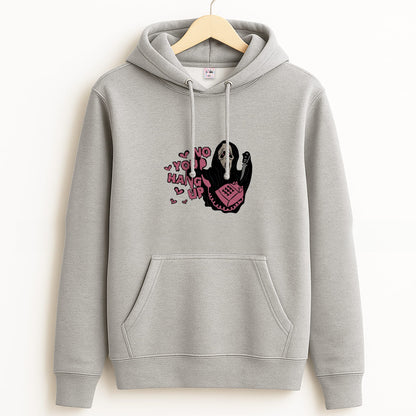 No You Hang Up - Halloween Grey Hoodie