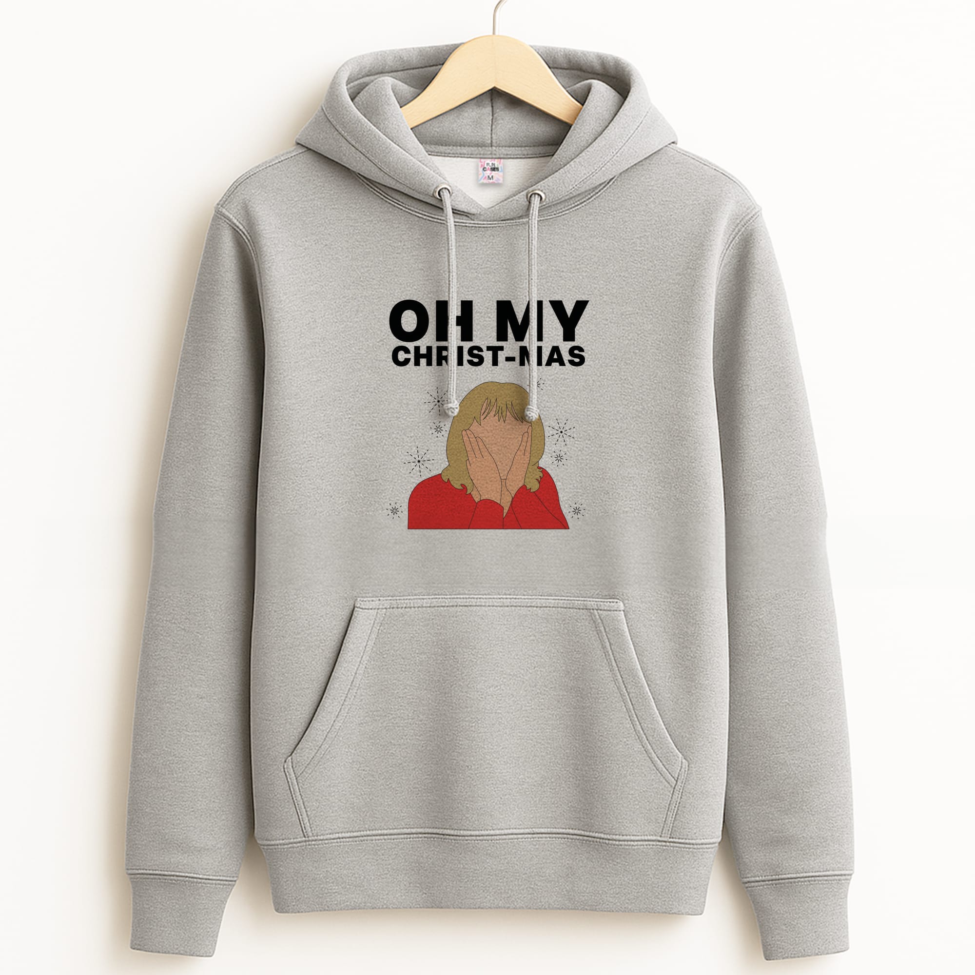 Oh My Christ-Mas Grey Hoodie