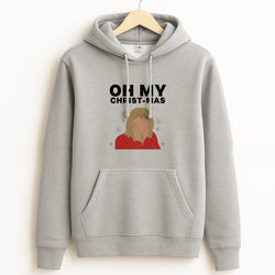 Oh My Christ-Mas Grey Hoodie