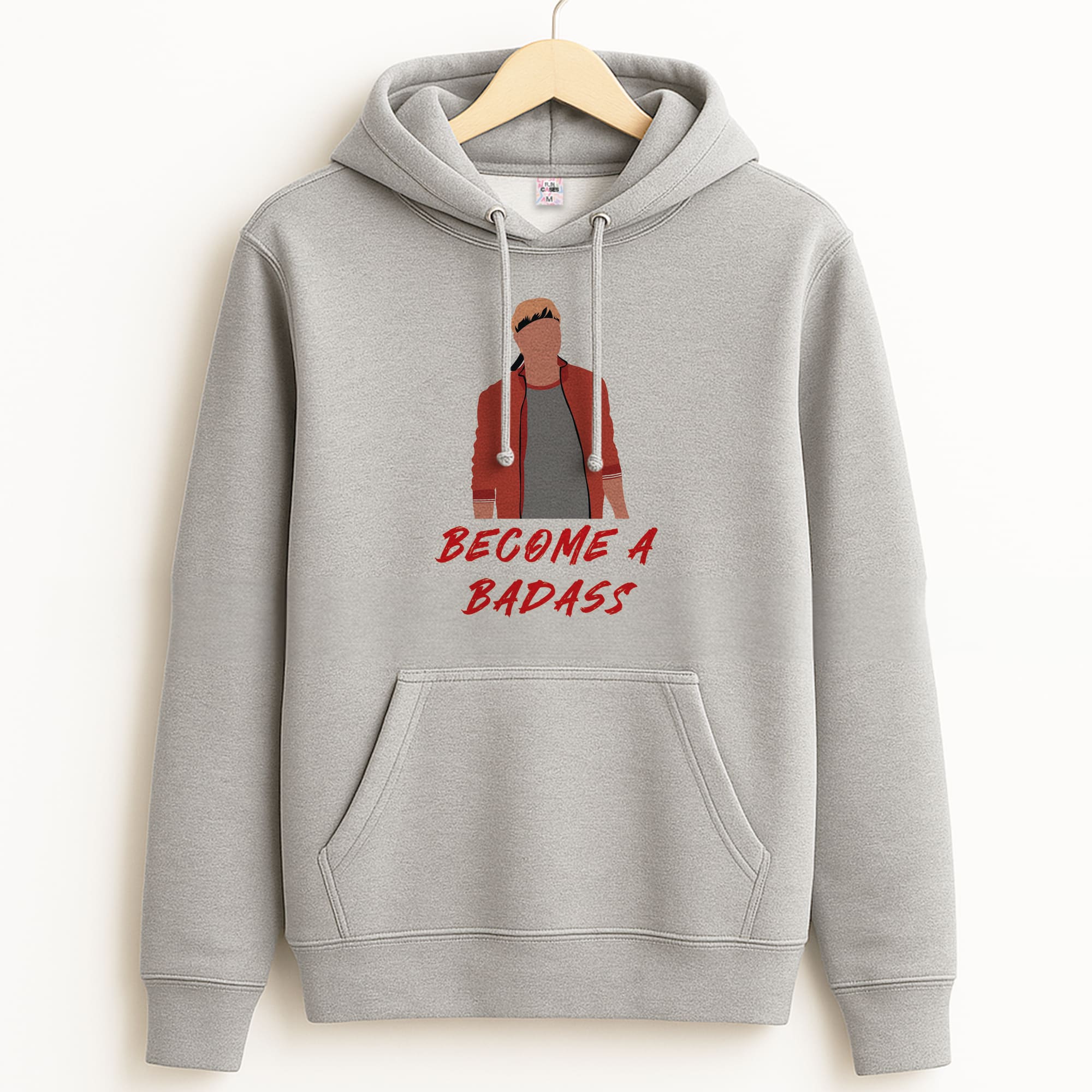Become A Badass Grey Hoodie