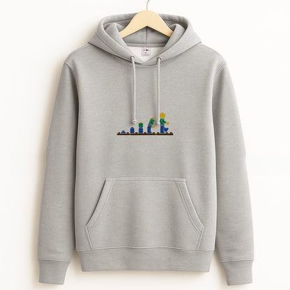 Building - Bricks Grey Hoodie