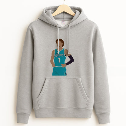 Lamelo - Basketball Grey Hoodie
