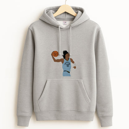 Morant - Basketball Grey Hoodie