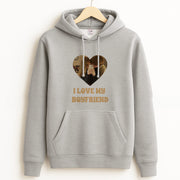 I Love My Boyfriend - Personalised Couples Hoodie 2