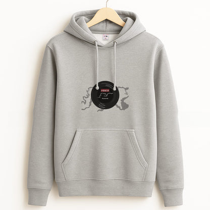 Wonderwall Record Grey Hoodie