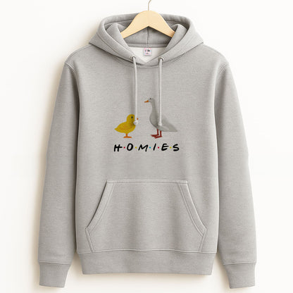Homies Chick And Duck Hoodie