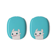 White Fury Dragon AirPods Max Case 3