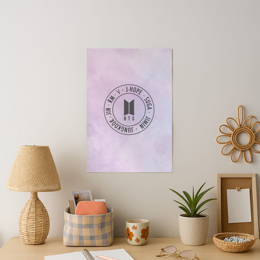 Galaxy Logo - BTS Art Print