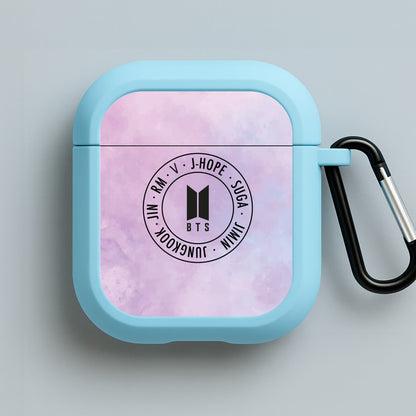 Galaxy Logo - BTS Blue AirPods Case