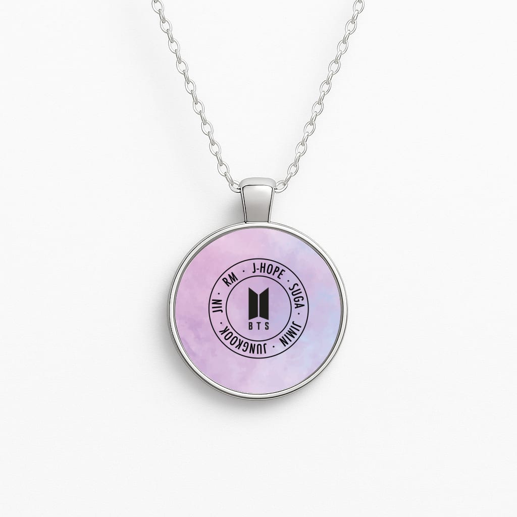Galaxy Logo - BTS Circle Necklace