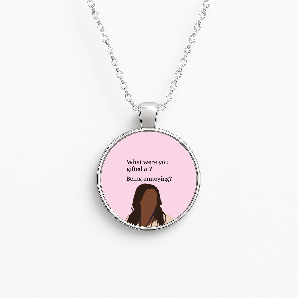 Gifted At Being Annoying Circle Necklace