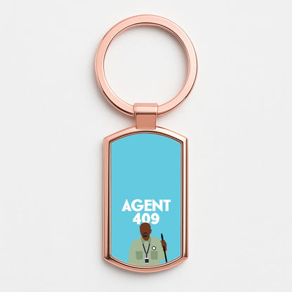 Agent 409 Rose Gold Keyring