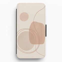 Abstract Pattern V Flip / Wallet Phone Case