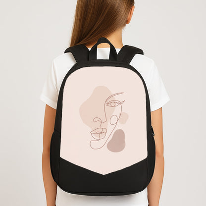 Abstract Pattern VIII Large School Bag