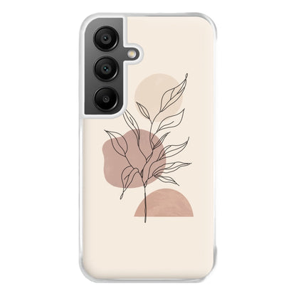 Abstract Pattern X Phone Case for Galaxy A55