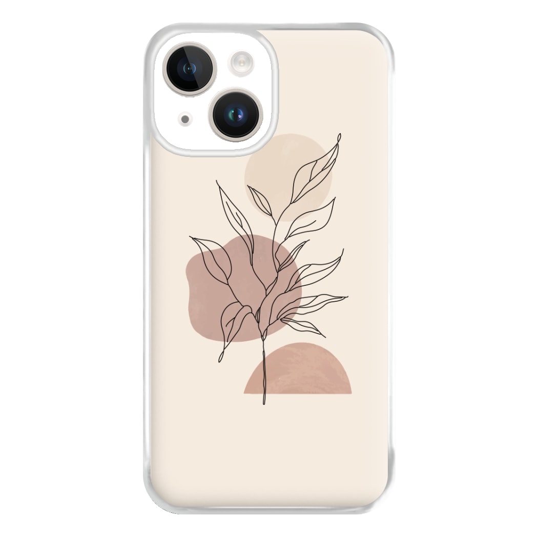 Abstract Pattern X Phone Case for iPhone 14