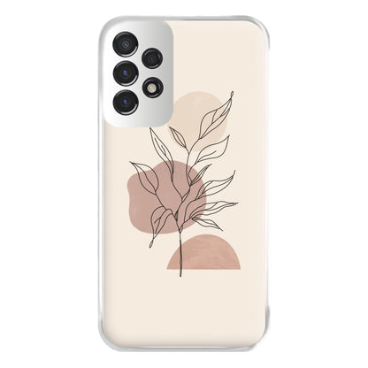 Abstract Pattern X Phone Case for Galaxy A53