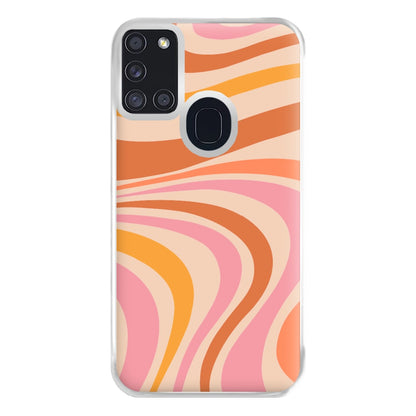 Colourful Abstract Pattern III Phone Case for Galaxy A21s