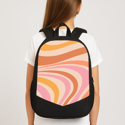 Colourful Abstract Pattern III Large School Bag