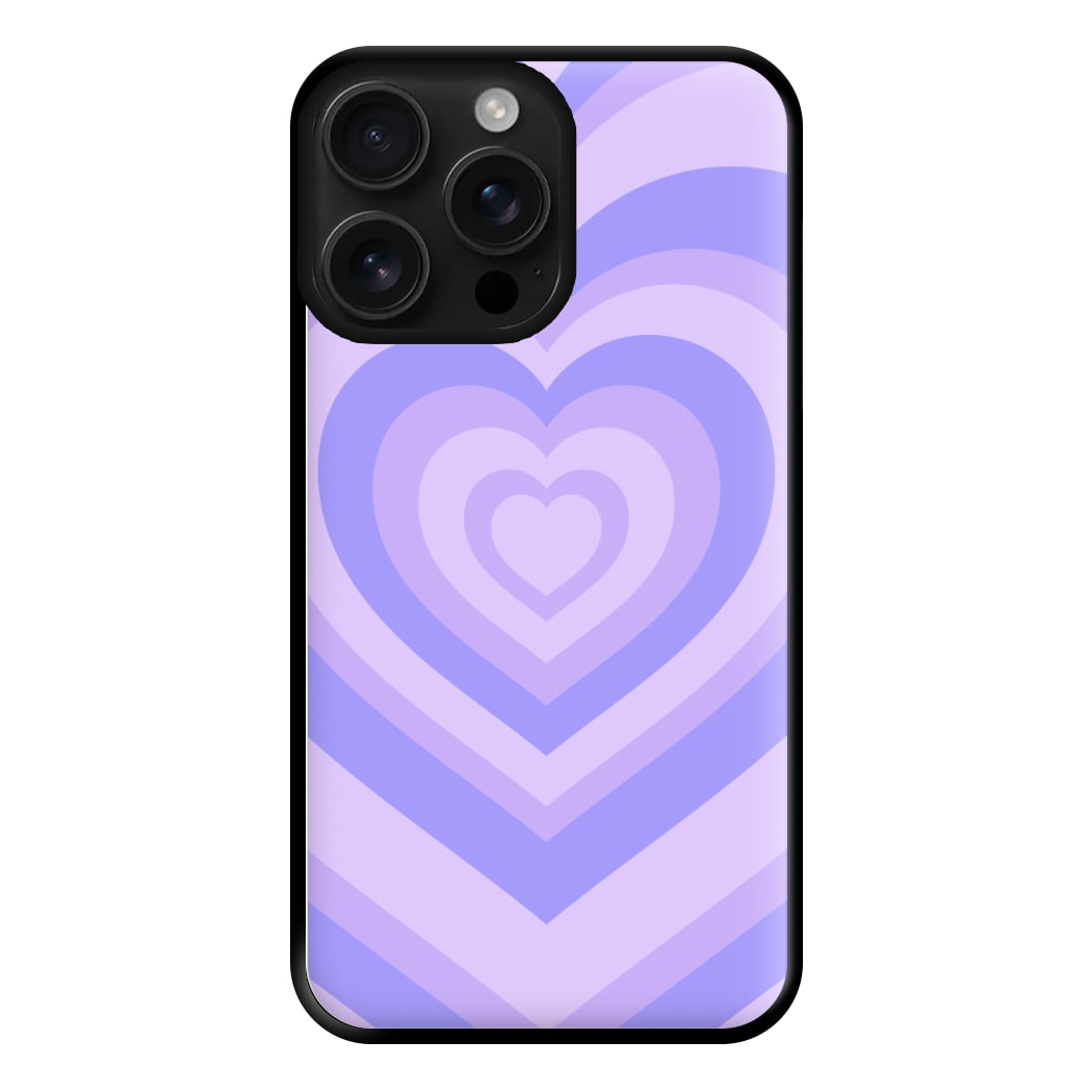 Purple - Colourful Hearts Phone Case