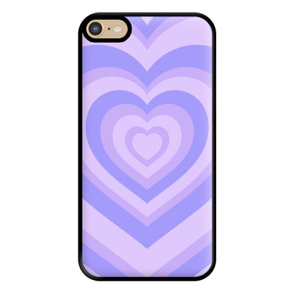 Purple - Colourful Hearts Phone Case for iPhone 6 Plus / 7 Plus / 8 Plus