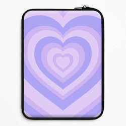 Purple - Colourful Hearts Universal Laptop Sleeve