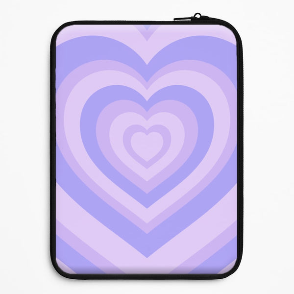 Purple - Colourful Hearts Universal Laptop Sleeve