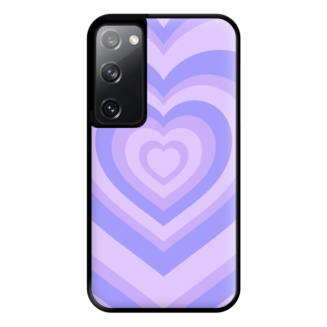 Purple - Colourful Hearts Phone Case for Galaxy S20