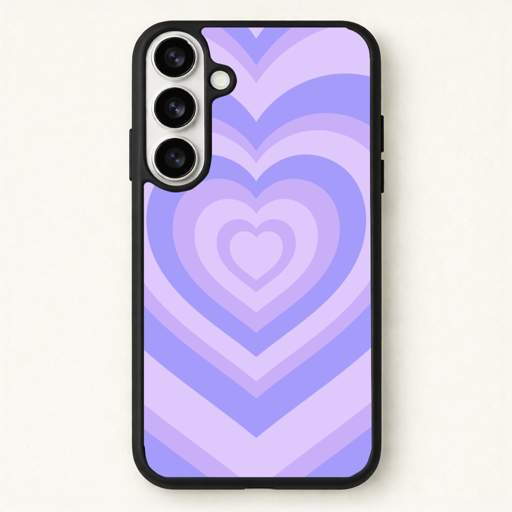 Purple - Colourful Hearts Phone Case for Galaxy S26 Plus