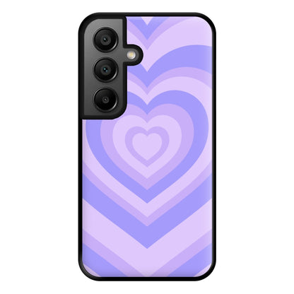 Purple - Colourful Hearts Phone Case for Google Pixel 8